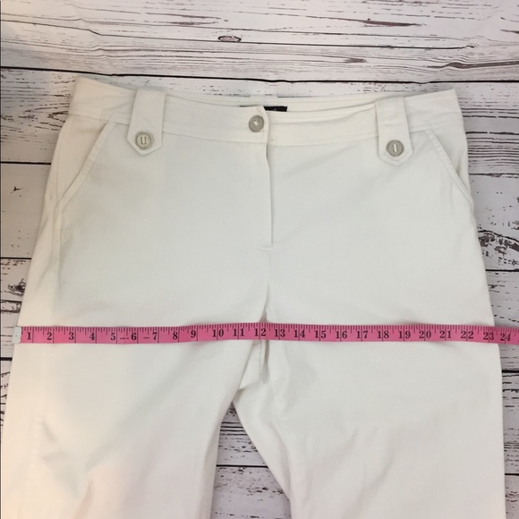 SANDRO Women White Capri size 14W - Picture 3 of 8